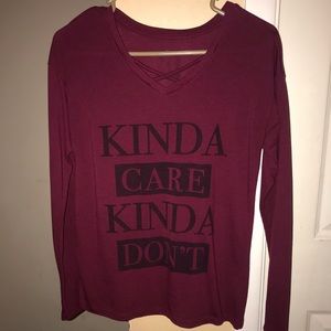 freeze long sleeve top